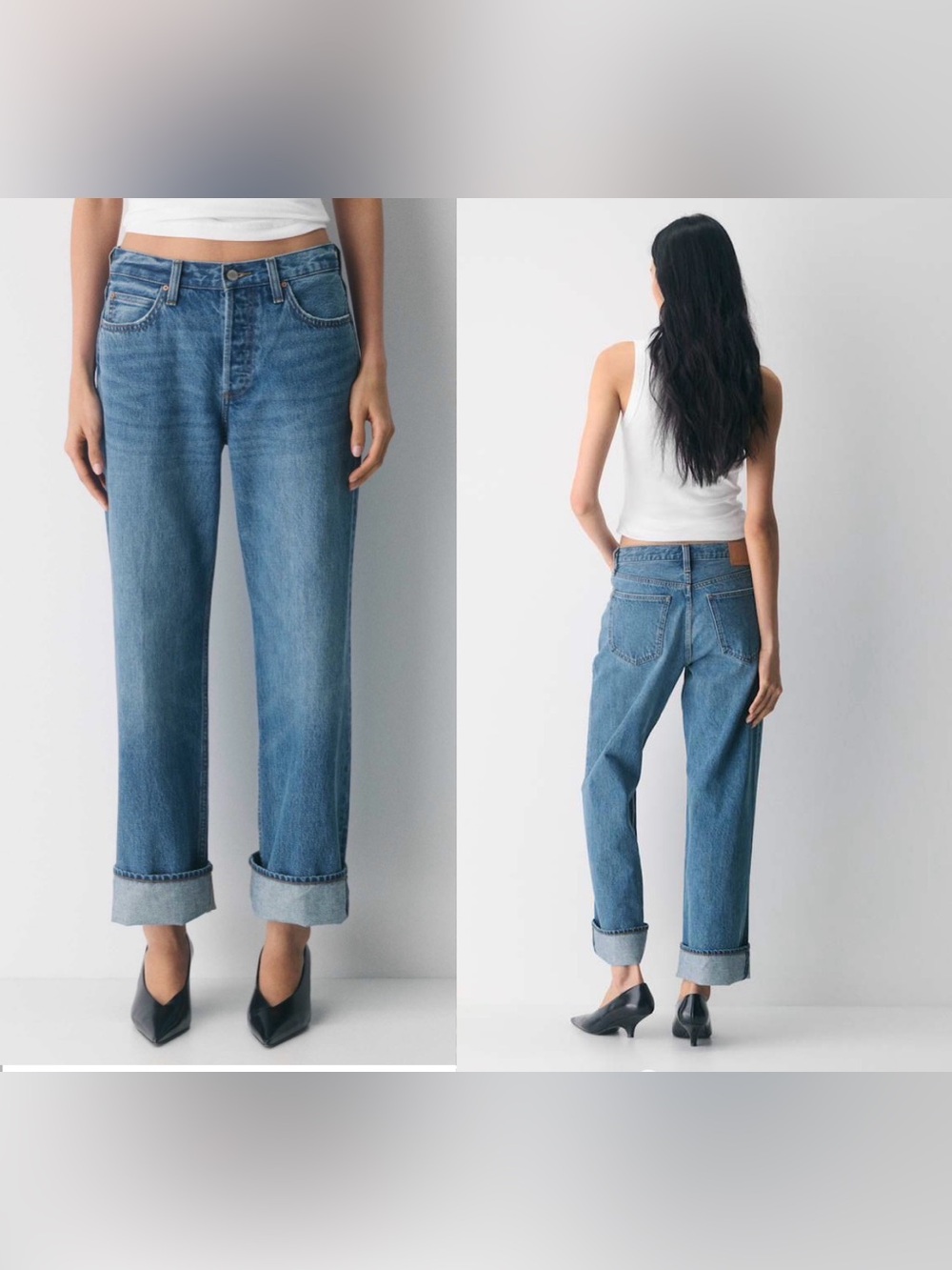 Denim Forum The '90s Vintage Lo-Rise Straight Jean Sz 26
